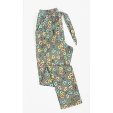 Pantalon Pijama Algodon Modal Mujer Varios Diseños