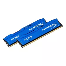  Memoria Hyper Fury Blue 8gb Ddr3 1600 Mhz - Nuevo Sellado