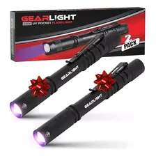 Linterna De Luz Negra Uv S100 [paquete De 2] - Mini Luc...