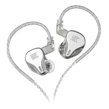 Kz Dq6 Auriculares In-ear Dinámicos De Tres Vias Color Silver Sin Microfono