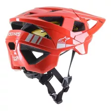 Casco Mtb Bici - Vector Tech A2 Helmet - Alpinestars Color Rojo Talle S