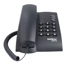 Telefone Fixo Intelbras Com Fio Pleno Preto