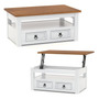 Primera imagen para búsqueda de mesa ratonera madera blanco