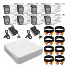 Epcom Kit Video Vigilancia Color Vu 8 Cámaras De 2 Mp B8-kit-cv/a-plus2s Con Micrófono Integrado+ Accesorios Kit Circuito Cerrado De Alta Resolución Con Visión Nocturna A Color 24/7