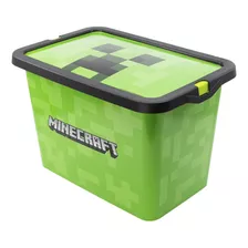 Caja Organizadora Juguetes Infantil Minecraft 7 Lts Plástica