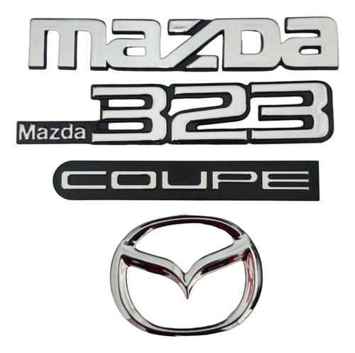 Foto de Emblemas Traseros Mazda 323 Coupe Autoadhesivos