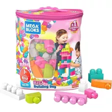 Mega Bloks Bolsa Grande De Construcción Rosa