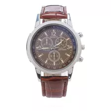 Reloj De Pulsera Para Hombre Con Hora De Cinturón Analógico