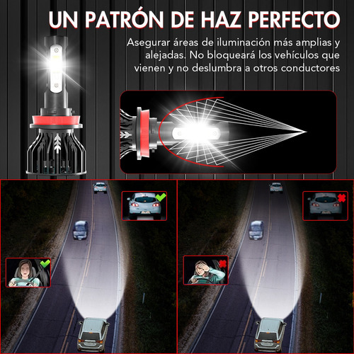 Para Honda City 2017-2020 Kit De Focos Led H11 Haz Alto/bajo Foto 7