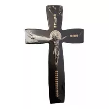 Crucifijo Cristo Con Medalla De San Benito
