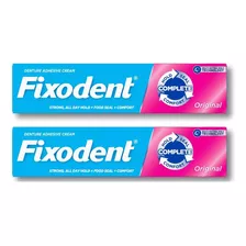 Fixodent Original 100% 68g (2 Tubos) Importado Cola Adesiva.