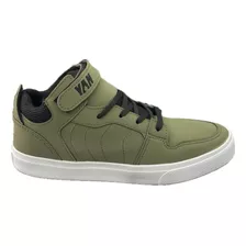 Raven Rs3807 Yan Cemento Verde Zapatillas