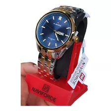 Reloj Navyforce Sumergible30m Maq. Seiko Hombre Acero Inoxid