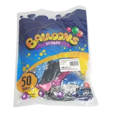 Bolsa Globo Perlado Surtidos N°9 -balloons 50 Unidades