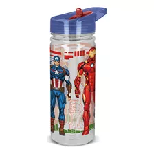 Botella Avengers Tritán 580ml Con Pajita