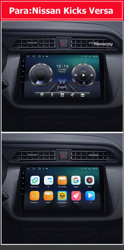 Auto Radio Estreo Android Gps Para Nissan Kicks Versa Foto 4