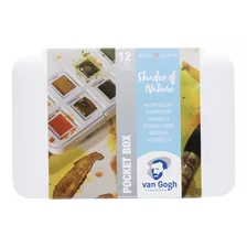 Acuarelas Van Gogh Pocket Box X12 Pastillas Tonos Naturaleza