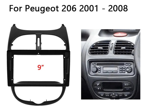 Consola Android 9  Peugeot 206 2002+ Y Conectores Originales Foto 5