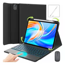 Funda Con Teclado +mouse + Lapiz Para iPad 10.2 9ª 8ª 7ª 