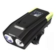 Farol Inteligente P/ Bike 800lm 2000mah 2 Led Light + Buzina