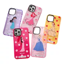 Funda Princesas Ariel Jasmine Rapunzel Mulán Para iPhone