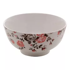 Bowl De Porcelana Pink Garden 15,5x7,6cm Lyor