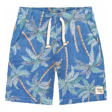 Bermuda Infantil Masculina Bermuda Tropical Trick Nick