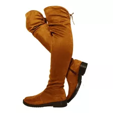 Bota Larga Biker Stretch De Piso Mod. Panther Delia Torres® 