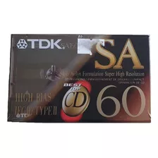 Tdk Sa60 High Bias Type Ii Audio Cassette Sin Abrir