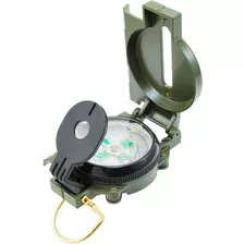 Bússola Profissional Metal Bolso Camping Caça Trilha Pesca Cor Verde-militar Desenho Do Tecido Liso