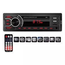 Radio Mp3 Player Automotivo Bluetooth Som Carro Usb + Brinde