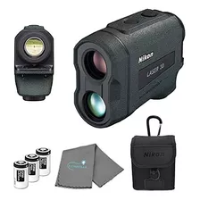 Nikon Laser 30 Laser Rangefinder 6x Magnification Bundle Con
