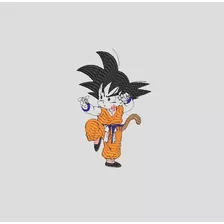 Matriz De Bordado Goku Em Pes