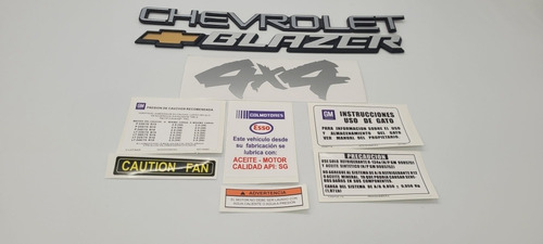 Chevrolet Blazer Calcomanas Y Emblemas  Foto 2