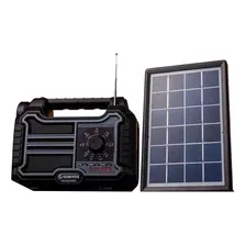 Planta Solar Powerbank 12.000 Mah Radio Fm Linterna Potente