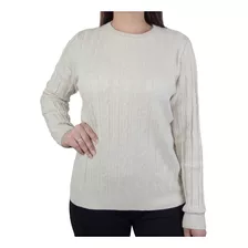 Blusa Feminina Facinelli By Mooncity Tricot Areia - 651108