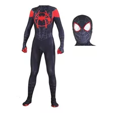 Cosplay Adultos Spiderman Miles Morales Medias Traje