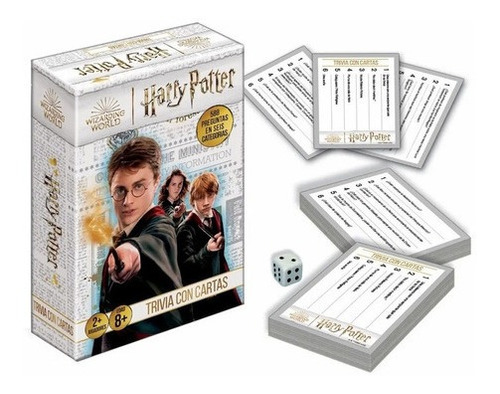 Juego De Mesa Harry Potter Trivia Con Cartas Toyco Original