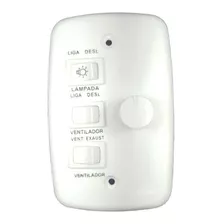 Controle Para Ventilador De Teto 4x2 Bivolt 110v 220v 1 Lamp