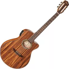 Violão Eletroacústica Hofma Hmn 288 Para Destros Natural Jacarandá Satin