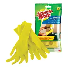 Luva Multiuso Scoth-brite Amarela 3m Tamanho M 