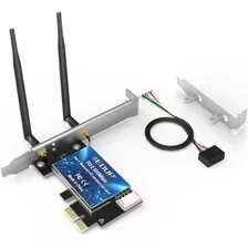 Placa Wi-fi Dual Band 2.4/5ghz 600 M Bluetooth 4.0 Pci-e 5g