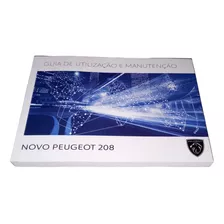Manual Do Proprietário Peugeot 208 Original Em Branco