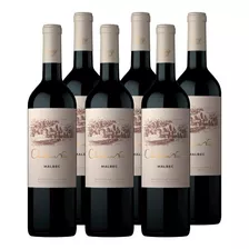 Vino Tinto Chateau Vieux Malbec 6u X 750ml De Bodegas Lopez