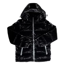 Campera Puffer Inflable Metalizada Muy Abrigada Elegante!