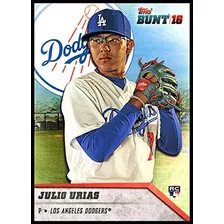 2016 Topps Bunt 120 Julio Urias Dodgers Mlb Baseball Card (r