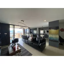 Ermoso Apartamento Ubicado En La Loma De Las Brujas En Envigado, Con Amplio Balcon Y Espectacular Vista A La Ciudadh