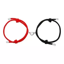 Pulsera Para Parejas Corazón Imán 2 En 1 Magnética