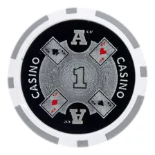Ficha De Póquer Brybelly Ace Casino, Peso Pesado, 14 Gramos,