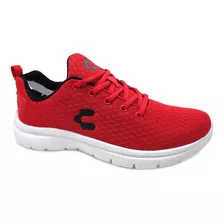 Tenis Charly Caballero Deportivo Ligero Mod: 29779 Rojo